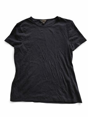 Lauren Ralph Lauren Black Short Sleeve Crewneck Tee